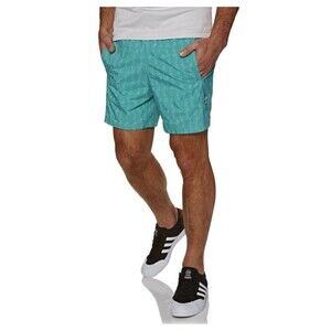 Adidas Skateboarding Resort Shorts Mens L Shock Green Mesh Lined Beach Swim